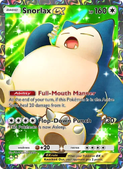 Snorlax ex - pokemon TCG Card