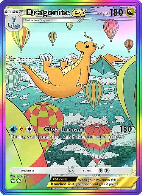 Dragonite ex - Pokémon TCG Card