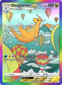 Dragonite ex - pokemon TCG Card