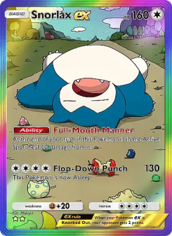 Snorlax ex - pokemon TCG Card