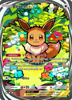 Eevee ex - pokemon TCG Card