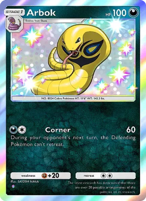 Arbok - Pokémon TCG Card
