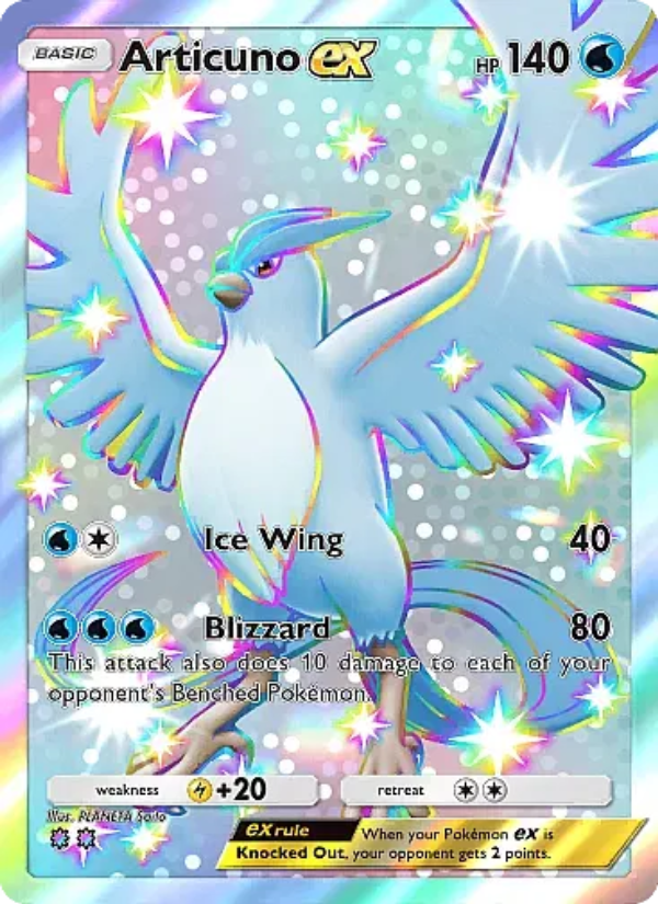 Articuno ex - Pokémon TCG Card