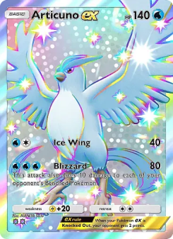 Articuno ex - pokemon TCG Card