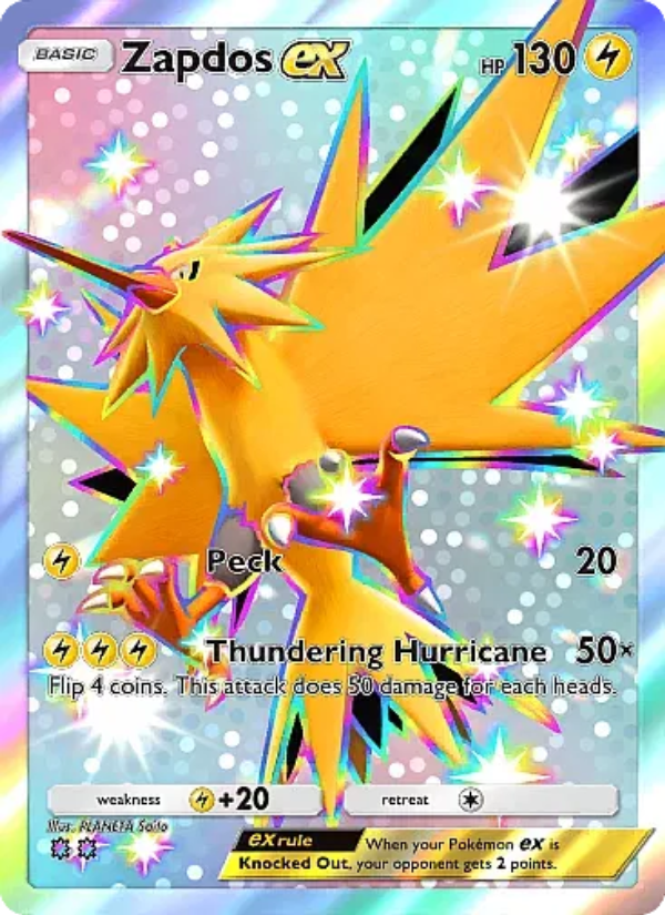 Zapdos ex - Pokémon TCG Card