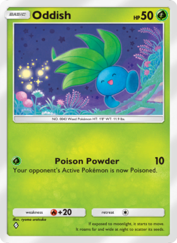 Oddish - Pokémon TCG Card
