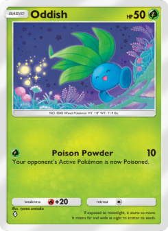 Oddish - pokemon TCG Card