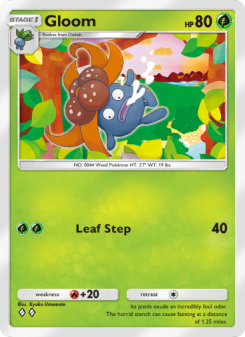 Gloom - pokemon TCG Card