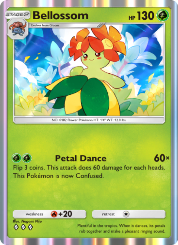 Bellossom - Pokémon TCG Card