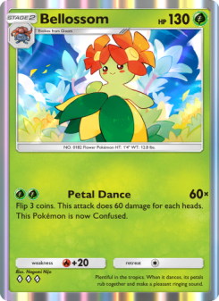 Bellossom - pokemon TCG Card