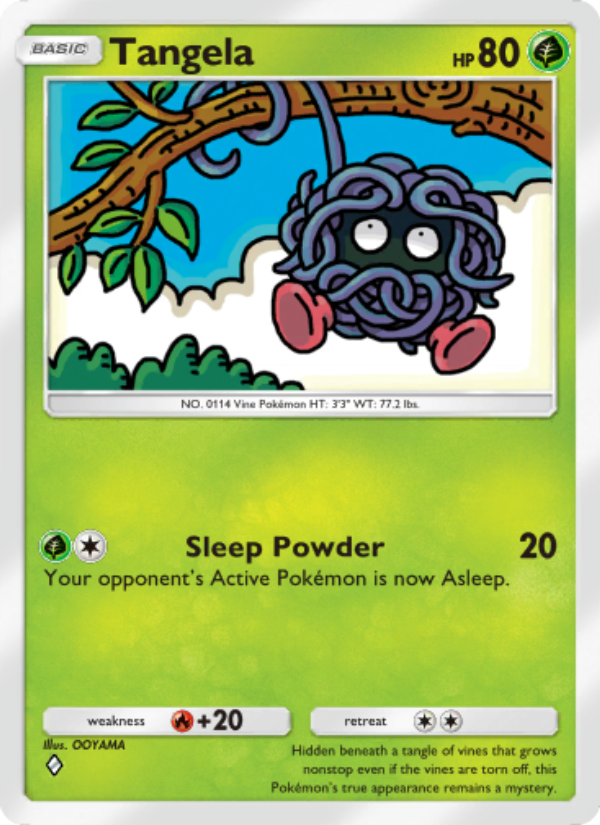 Tangela - Pokémon TCG Card
