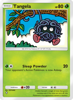 Tangela - pokemon TCG Card