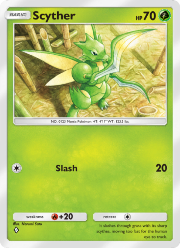 Scyther - Pokémon TCG Card