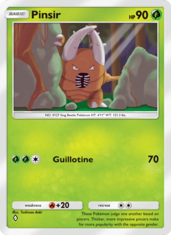 Pinsir - Pokémon TCG Card