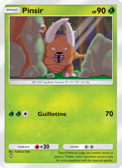 Pinsir - pokemon TCG Card