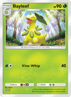 Bayleef - pokemon TCG Card