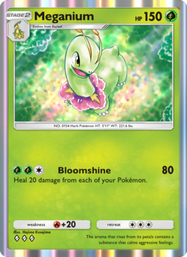 Meganium - Pokémon TCG Card