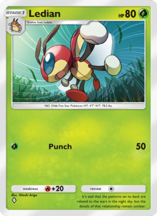 Ledian - Pokémon TCG Card