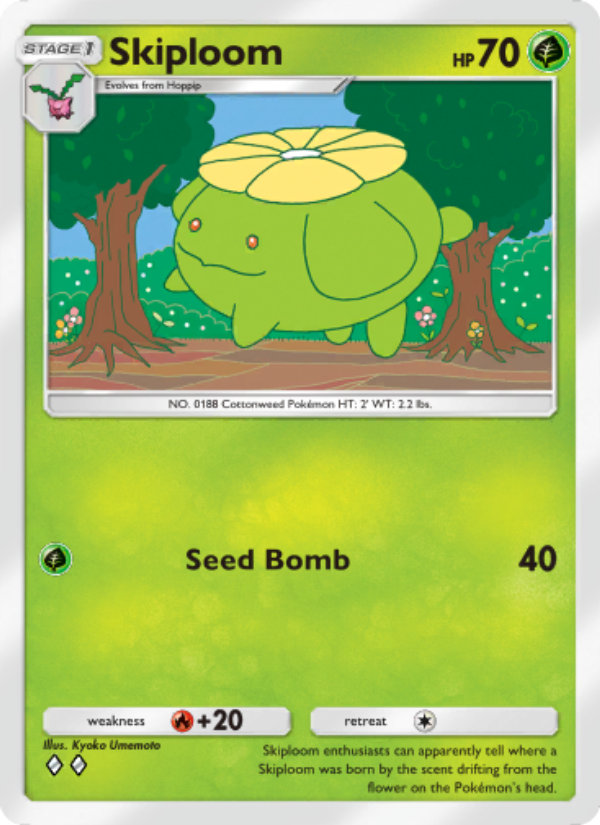Skiploom - Pokémon TCG Card