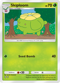 Skiploom - pokemon TCG Card