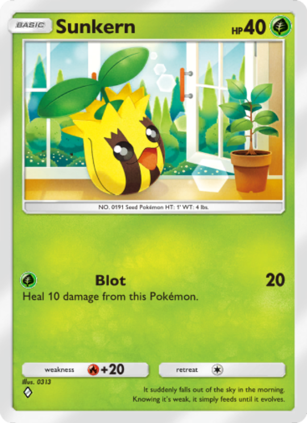 Sunkern - Pokémon TCG Card