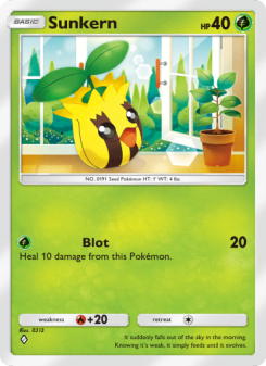 Sunkern - pokemon TCG Card