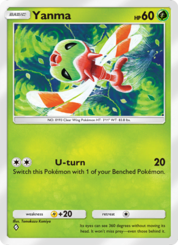 Yanma - Pokémon TCG Card