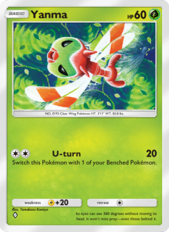 Yanma - pokemon TCG Card