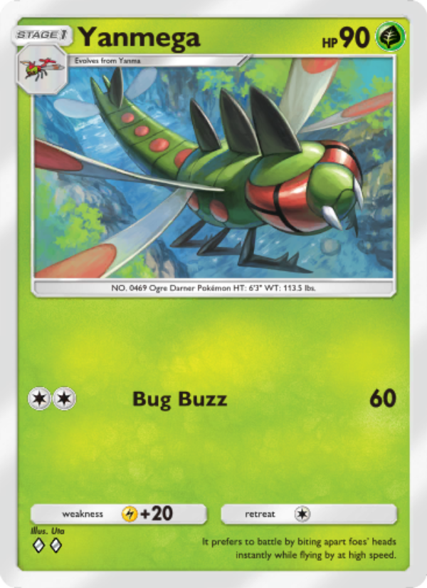 Yanmega - Pokémon TCG Card