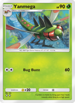 Yanmega - pokemon TCG Card