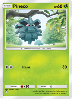 Pineco - pokemon TCG Card