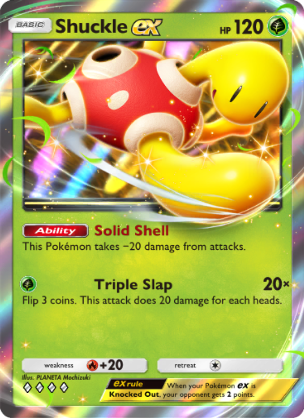 Shuckle ex - Pokémon TCG Card