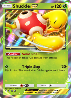 Shuckle ex - pokemon TCG Card