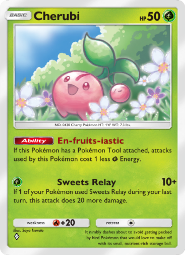 Cherubi - Pokémon TCG Card