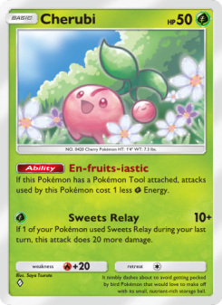 Cherubi - pokemon TCG Card