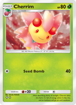 Cherrim - pokemon TCG Card