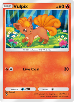 Vulpix - pokemon TCG Card