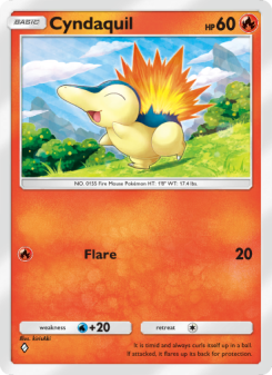 Cyndaquil - pokemon TCG Card