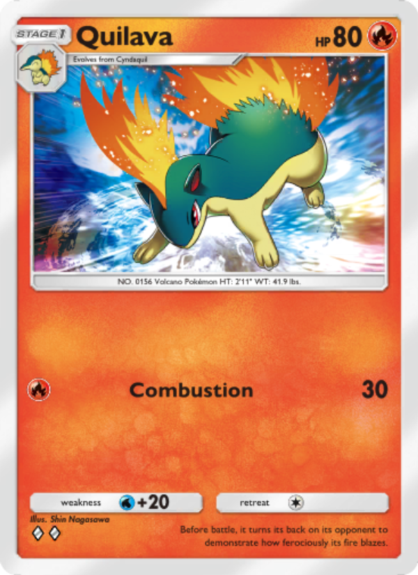 Quilava - Pokémon TCG Card