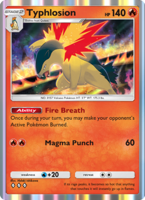 Typhlosion - Pokémon TCG Card