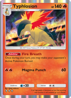 Typhlosion - pokemon TCG Card