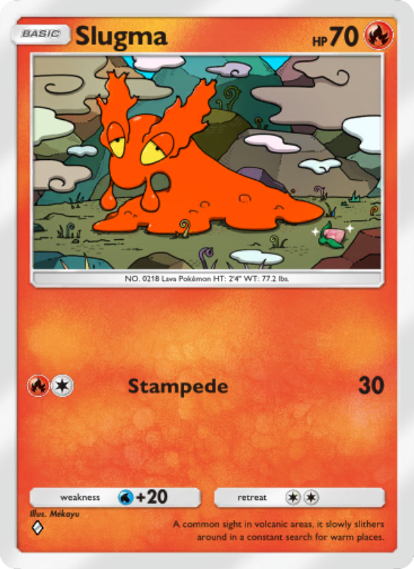 Slugma - Pokémon TCG Card