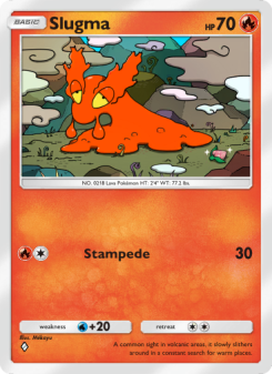 Slugma - pokemon TCG Card