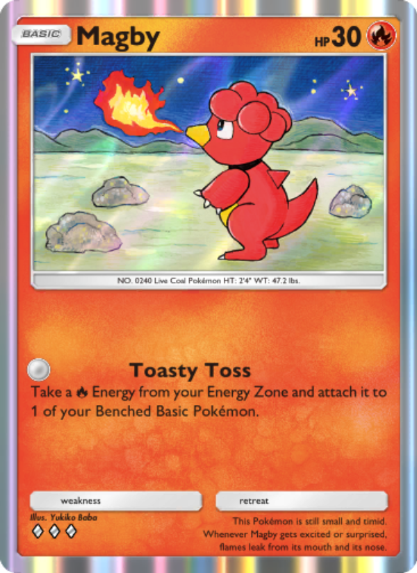 Magby - Pokémon TCG Card