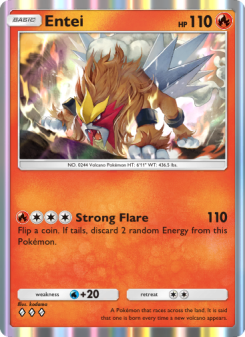 Entei - pokemon TCG Card