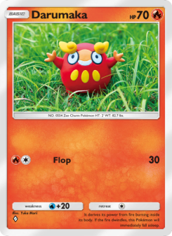 Darumaka - pokemon TCG Card
