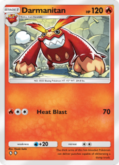 Darmanitan - pokemon TCG Card