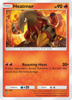 Heatmor - pokemon TCG Card