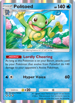 Politoed - pokemon TCG Card