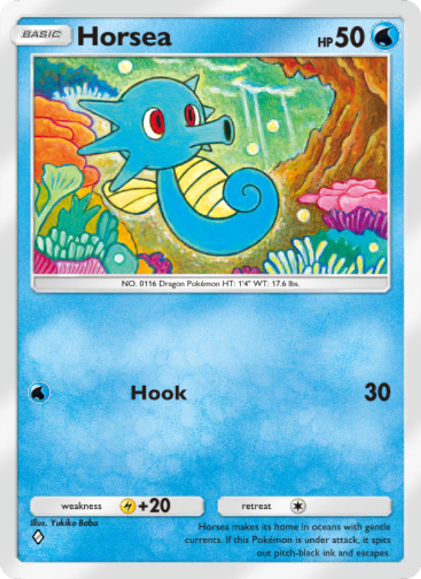 Horsea - Pokémon TCG Card